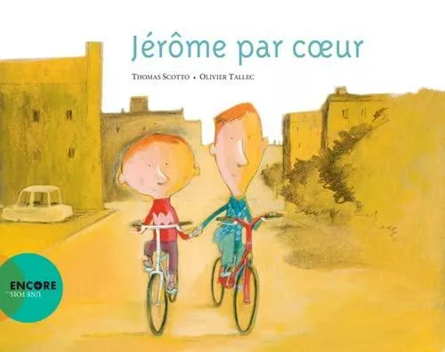 Couverture du livre "Jérôme par cœur" de Thomas Scotto, Olivier Tallec