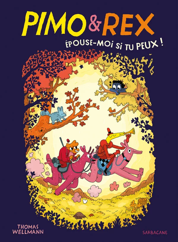 Couverture du livre "Pimo et Rex. Épouse-moi si tu peux" de Thomas Wellmann
