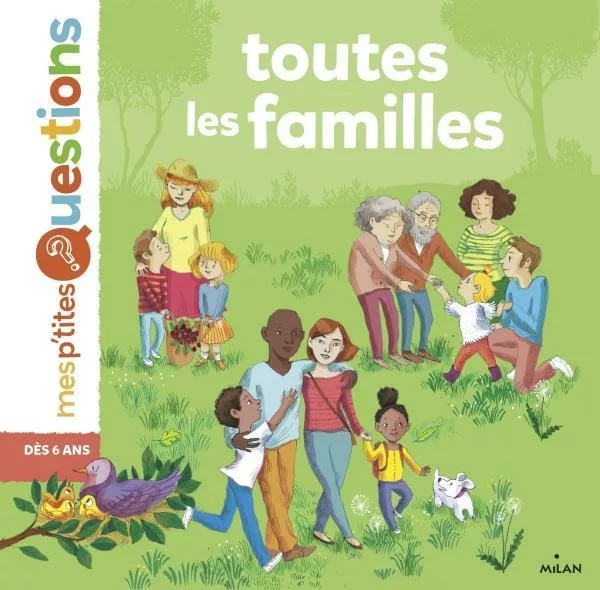 Couverture du livre "Toutes les familles" de Audrey Guiller, Princesse Camcam
