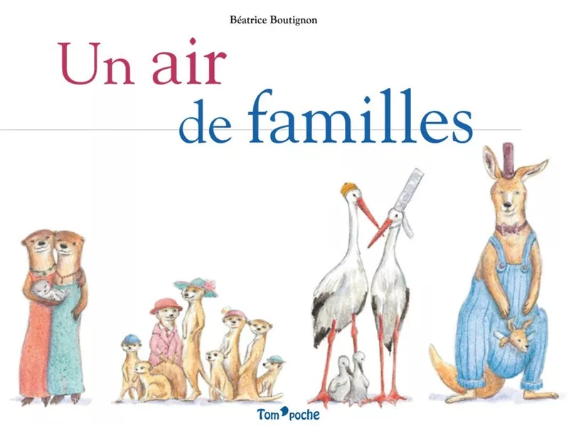 Couverture du livre "Un air de familles" de Béatrice Boutignon