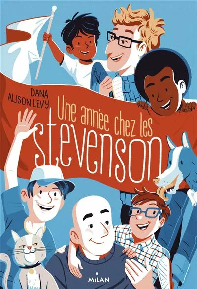 Couverture du livre "Une année chez les Stevenson" de Dana Alison Levy