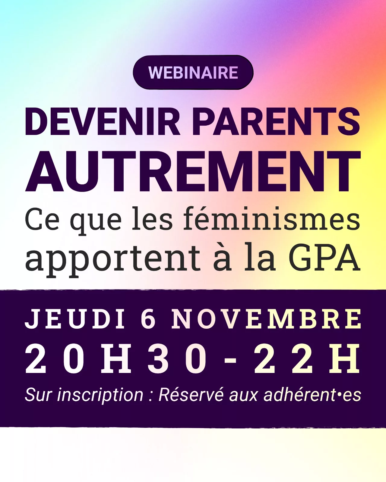 🔐 Devenir parent autrement : Ce que les féminismes apportent à la GPA [REPLAY]
